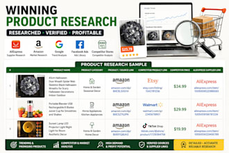 research winning products for your ecommerce store