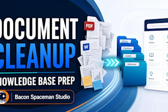 clean and organize your documents for a knowledge base