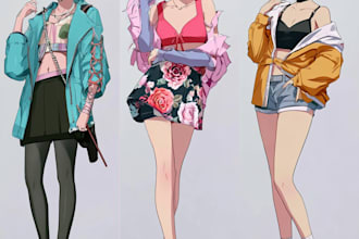 anime illustration, manga, anime art, anime illustration