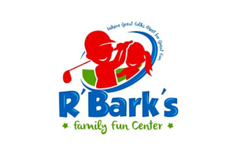 design new family arcade mini golf logo