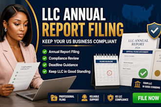 file your llc annual report and keep your US business compliant in all 50 states
