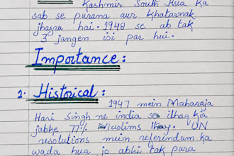 write your assignments neatly