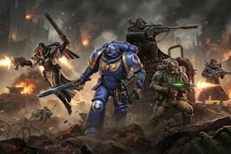 create warhammer 40k art