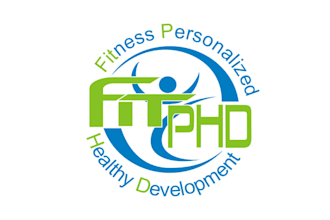 make powerful physical fitness gym logo