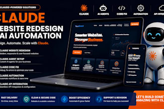 claude website redesign claude agent claude code fix claude automation claude ai