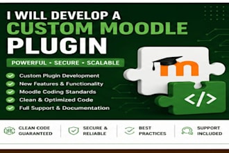 develop a new custom moodle plugin