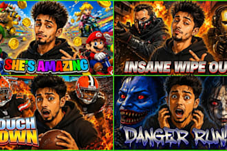design a youtube thumbnail