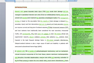 do manuscript and academic editing