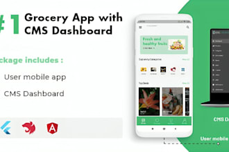 develop custom grocery delivery app for android and ios