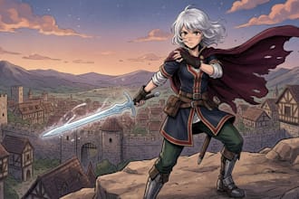 make illustration in anime or manga style