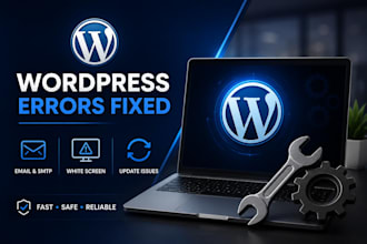 fix wordpress SMTP, white screen, update and critical errors