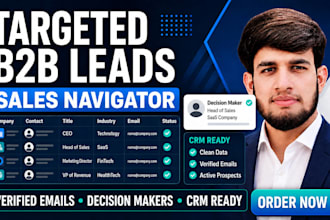 do targeted b2b lead generation with sales navigator