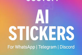 create custom ai stickers for telegram whatsapp and discord