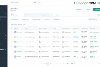 hubspot CRM setup implementation and automation