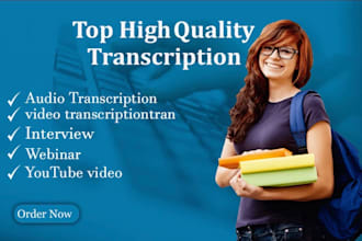 transcript any video or audio