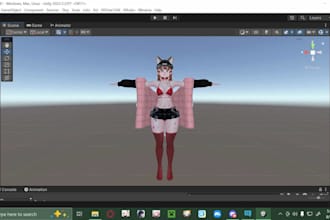 make a 3d, vrchat avatar using paid for asset