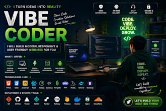 build your website, web app or mvp using ai vibe coding