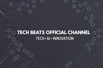 design a professional youtube banner for your channel