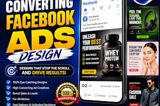 do facebook ad design, social media post design
