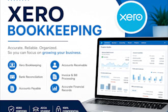do expert monthly bookkeeping and reconciliation in xero