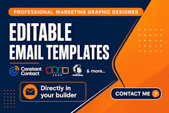 design  and optimise constant contact email campaigns , mail chimp
