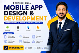 do mobile app development, android app ios app development as flutter developer