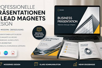 erstelle professionelle powerpoint prasentationen und lead magneten