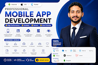 develop android ios mobile apps with flutter and ai app development
