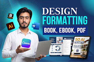 design and format ebook, workbook, and pdfs for print and digital publishing