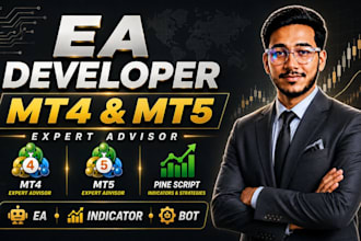 create mt4 mt5 eas forex bots and API integrations