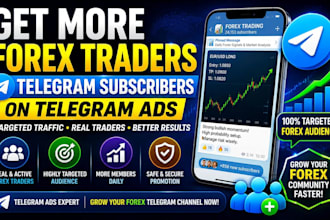setup telegram ads to target 500k forex traders sports bettors forex promotion