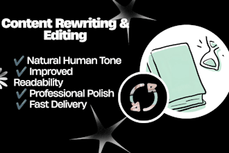 rewrite and improve your content for a natural human tone and flow