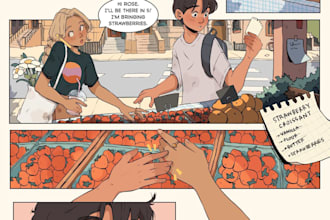 draw your full color comic book