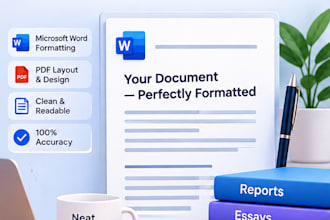 professionally format your academic documents and assignments
