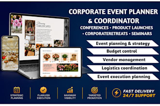 be your corporate event planner product launch logistics event coordinator