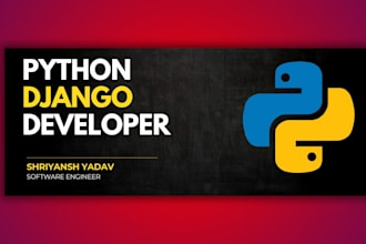 develop a python django website or web application
