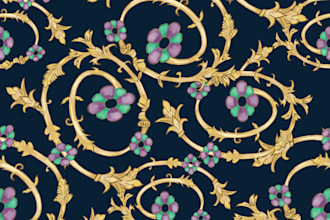 different ornamental pattern design
