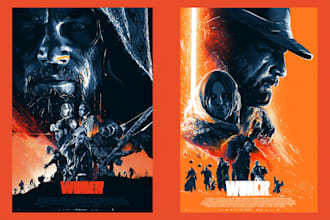 design cinematic movie posters, film posters design