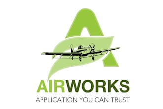 design high quality modern air works logo