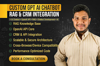 get an ai chatbot with rag, openai and CRM integration