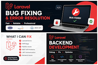 fix PHP laravel bugs and errors