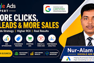setup, manage and optimize your google ads