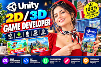 be your unity developer for mobile game card game and board game