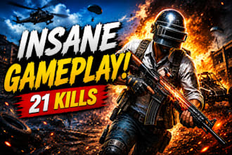 design an eye catching gaming thumbnail