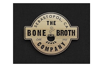 make monogram artisanal logo for the bone broth company