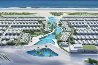 model 3d aerial master plan,landscape birdseye view visualization,site rendering