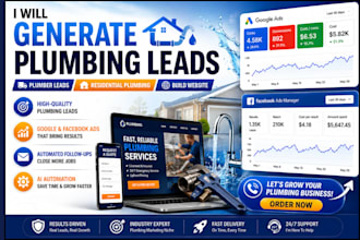 generate plumbing leads plumber lead residential plumbing build plumbing website