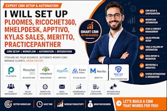 ploomes ricochet360 mhelpdesk apptivo kylassales meritto practicepanther booking