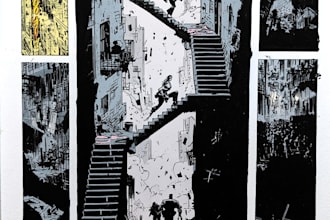 do draw a unique comic book page or manga page