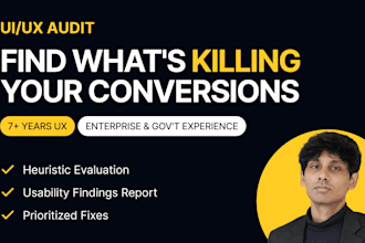 do a professional UX UI audit of your website or app